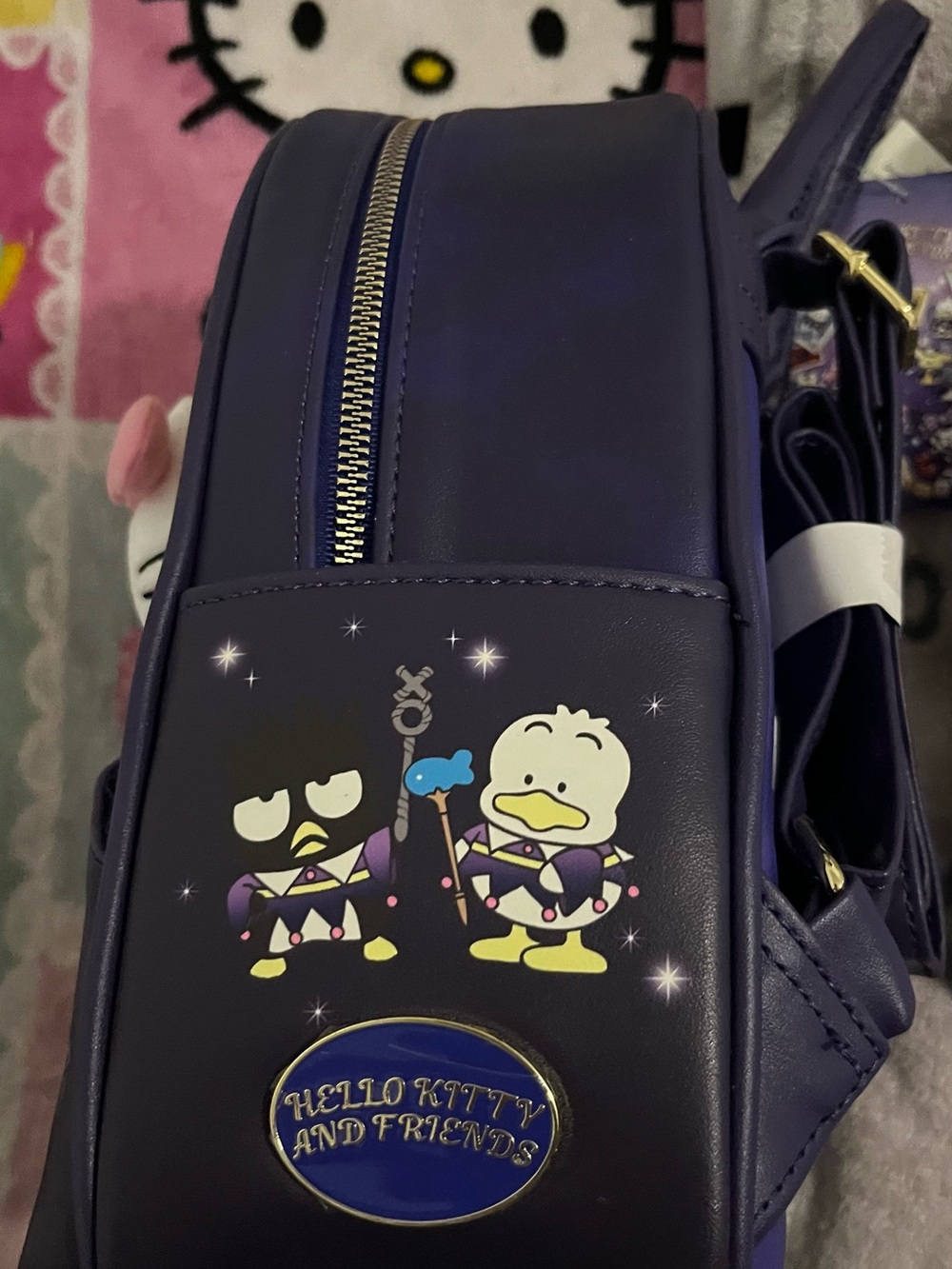 Hot Topic Purple Hello Kitty and Friends Character Crossbody Bag - Picture 4 of 5